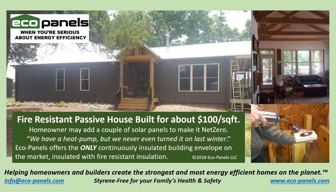 Fire Resistant Passive House for about $100/sqft