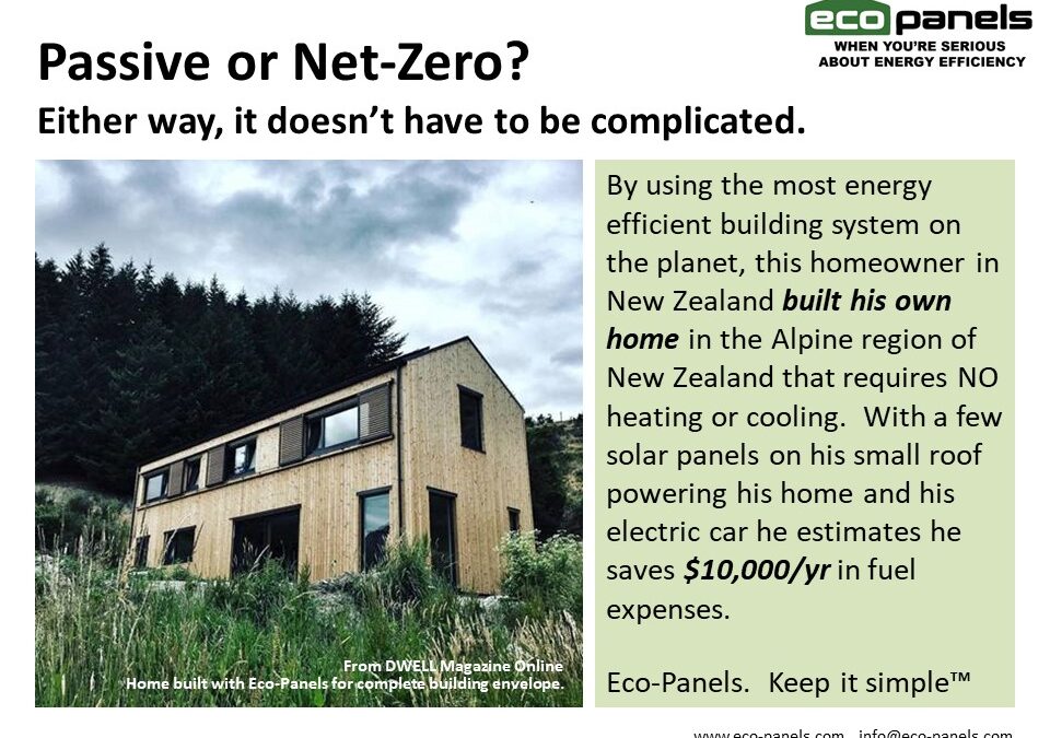 You Often Do Not Need An Expert To Build Passive or NetZero Home