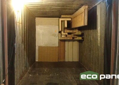 Shipping container for international transport.