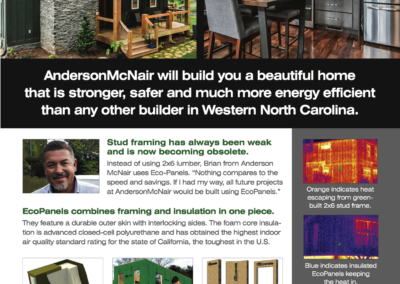 Partnership between AndersonMcNair builders and Eco Panels