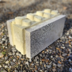 Standard EPIC Block: two cinderblock faces with foam inside
